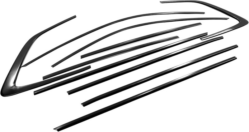 CRMDF Stainless Steel Window Trim Chrome Delete for CRV 2023-2026 Black Window Blackout Kit - Image 4